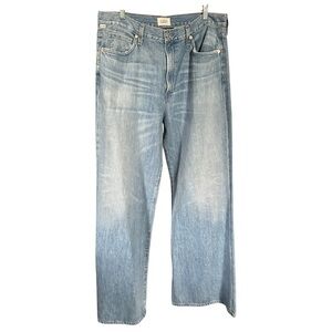 Citizens of Humanity Premium Vintage Relaxed Wide Leg Light Wash Size 32